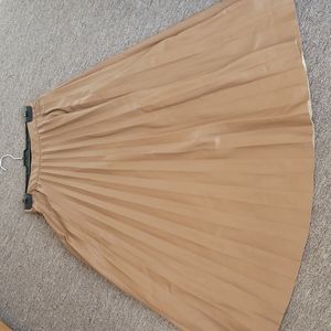 MANGO Faux Leather Skirt